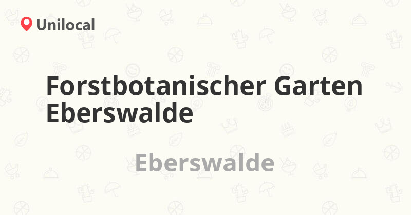 Forstbotanischer Garten Eberswalde Eberswalde, Am Zainhammer 5 (4